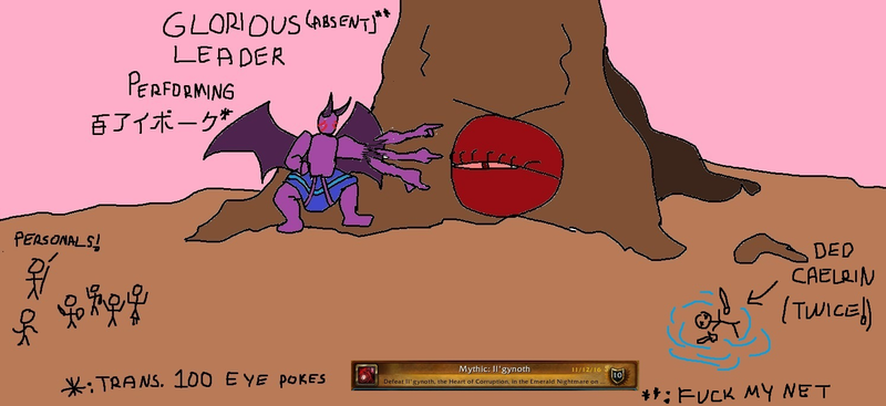 Illustration for article titled World of Warcraft Guild Forgets To Screenshot Raid Boss Kill, Starts Drawing Them In MS Paint
